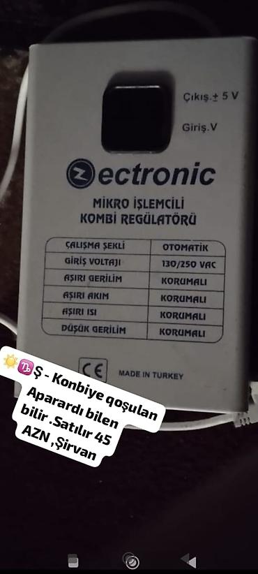 stablizatir: İşlənmiş, Ev üçün, 1 faza, Gərginliy stabilizatoru, Ünvandan götürmə, Kredit yoxdur — 1