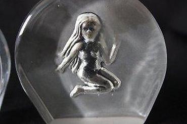 Figure: STARA FIGURA DEVOJKE, LIVENO PESKARENO STAKLO, RETKO | Stara figura — 10