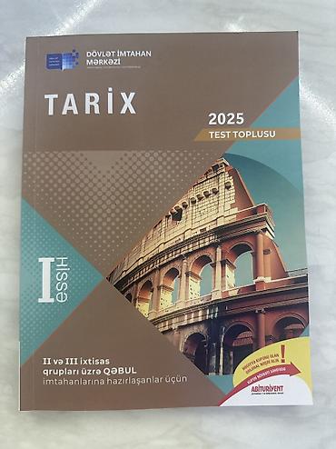 Книги и журналы: DİM test toplusu tarix 1ci hissə . Şəkildədə göründüyü kimi tam — 1