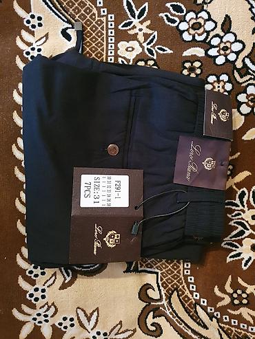 Kişi geyimləri: Yarım klassik Şalvar, rəng - Qara — 1