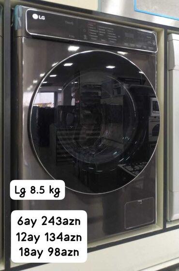 boyuk razmer paltarlar: Paltaryuyan maşın LG, 8 kq, Yeni, Avtomat, Qurutmasız, Kredit var, Pulsuz çatdırılma
