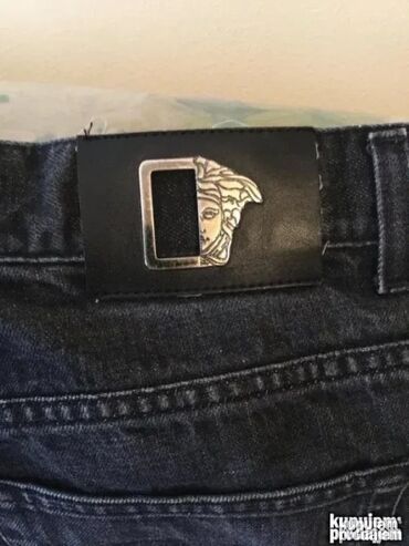 Farmerke: Original VERSACE farmerice 36 NOVE 100% cotton Polustruk 48cm — 6