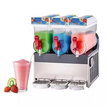 Su, sok, ayran aparatları: Kommersiya tipli slush/qar köpüyi içki aparatı - 3 bölməli (tank) — 4
