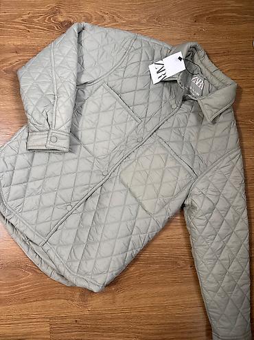 Стеганная overshirt-рубашка ZARA Размер 164 см На 13-14 лет - Модель