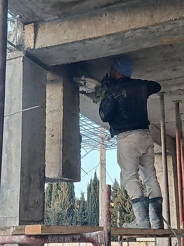 patalok: Beton kəsimi və deşmə xidməti - Armaturlu beton, monolit tavan — 1