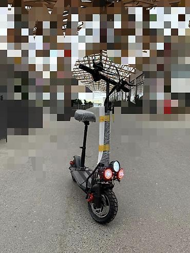 redline s50: Elektrik skuter – qara/qırmızı dizayn, güclü şəhər və off-road yürüşü — 2