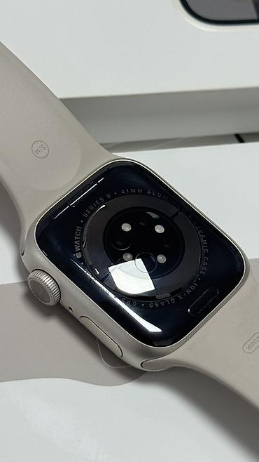 apple watch 6женские: Apple Watch Series 9, 41 мм, Starlight (бежевый), АКБ 100% Продаю — 5