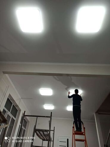 Натяжной потолок: Натяжной потолок Матовое, Глянцевое, 3D потолки Монтаж, Бесплатная консультация, Бесплатный замер — 24