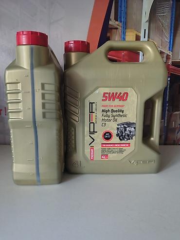 velosiped ucun mator: Viper Api SN/CF 5W40 Benzin DIzel Lpg (4 lirt 45 azn )(8 litr 70azn ) — 1