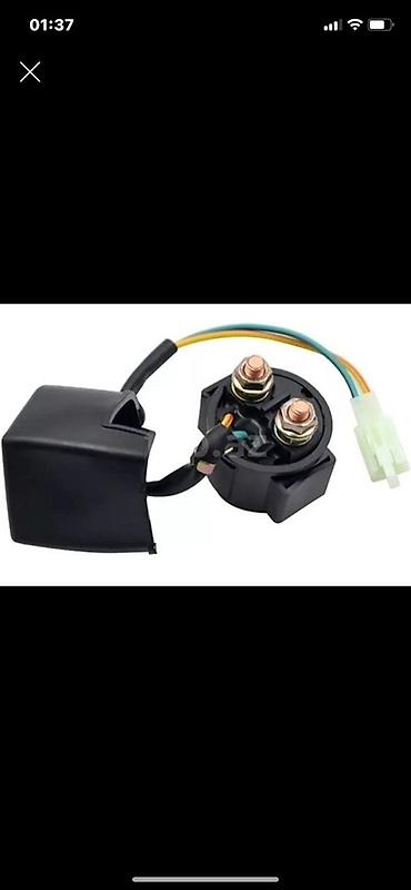 elektrik muravey: Moped/Motosiklet üçün Starter Rele (Solenoid) - Tip: 12V starter — 1