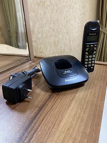 telefon ekran: Stasionar telefon Panasonic, Simsiz, İşlənmiş, Ünvandan götürmə — 2