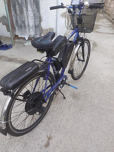motorlu velosipedlər: İşlənmiş Elektrik velosipedi Stels, 28", sürətlərin sayı: 7, 750 < Vt, Ünvandan götürmə — 3