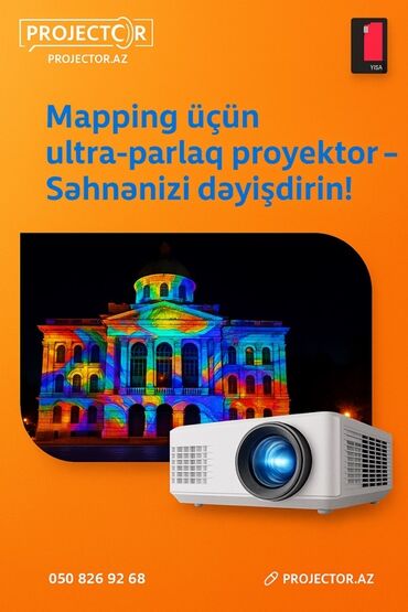 Proyektorlar: İşlənmiş Portativ Proyektor Ünvandan götürmə, Pulsuz çatdırılma, Ödənişli çatdırılma — 8