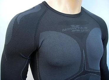 Trenerke: Muški set termo/kompresione odeće za trening – gornji deo dugih rukava — 7