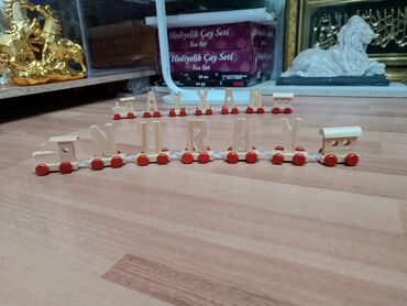 Sifarişlə əl işləri: Əl işi Taxta həriflər 1azn Topdan qiyməti 1-aznən azı hər hərifdən — 12