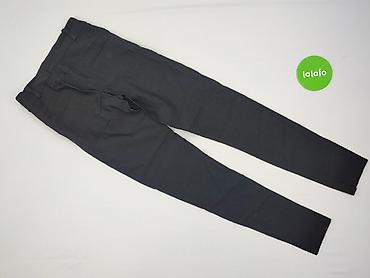 czarne cargo pull and bear: Spodnie materiałowe damskie, rozmiar M — 3