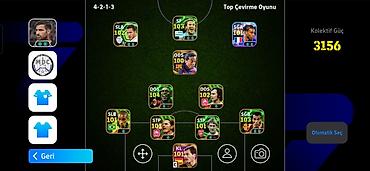forvard: EFootball hesabı/squad satışı – Top Çevirme Oyunu - Oyun: eFootball — 1
