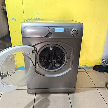 Бытовая техника: Стиральная машина Hotpoint Ariston, 7 кг, Б/у, Автомат, Есть сушка, Нет кредита, Платная доставка — 3