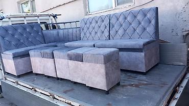 Кухонный мягкий уголок, Новый, цвет - Серый