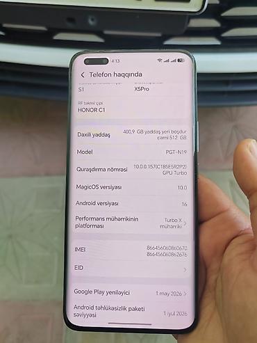 prestejin 5 pro: Honor Magic 5 Pro, 512 GB, rəng - Qara — 4
