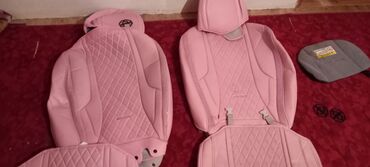 Oturacaq örtükləri: Avtomobil oturacaq üzlükləri dəsti – çəhrayı - Universal ölçülü tam — 8