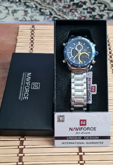 Qol saatları: Yeni, Qol saatı, NaviForce, rəng - Gümüşü — 8