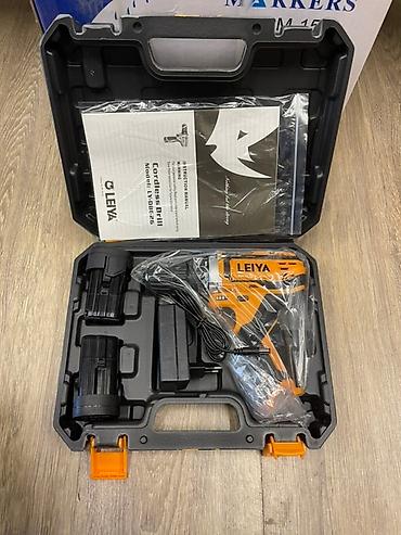 Шуруповерты: Аккумуляторная дрель-шуруповерт LEIYA D-8626 Шуруповерт щетычный — 4