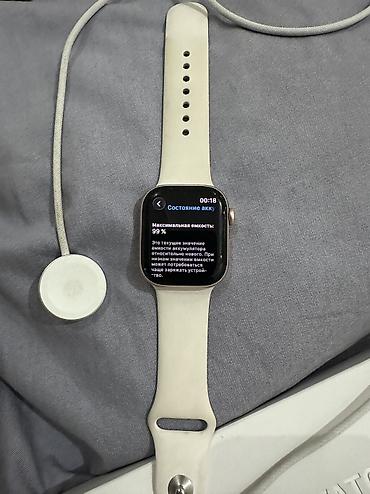 Акылдуу сааттар: Продаю Apple Watch Series 10, 42mm с полным комплектом в хорошем — 4
