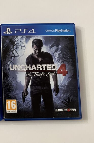 прокат плейстейшен 4: Uncharted 4 a thief's end bu disk 1 defe de olsun oynanilmayib tep