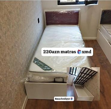 acılıb yığılan transformer carpayı: Tək nəfərlik çarpayı və matras dəsti. - Ölçü: tək çarpayı (vizualda — 1