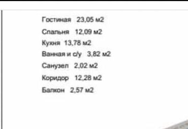 квартира район тунгуч: 2 комнаты, 71 м², Элитка, 10 этаж, Дизайнерский ремонт