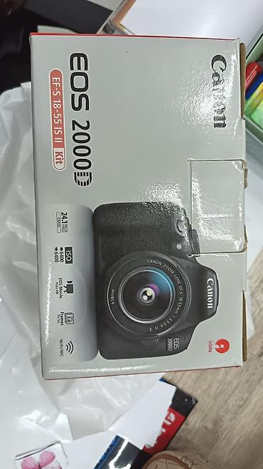 Фотоаппараты: Canon EOS 2000D DSLR fotoaparat + EF-S 18-55mm IS II obyektiv — 6