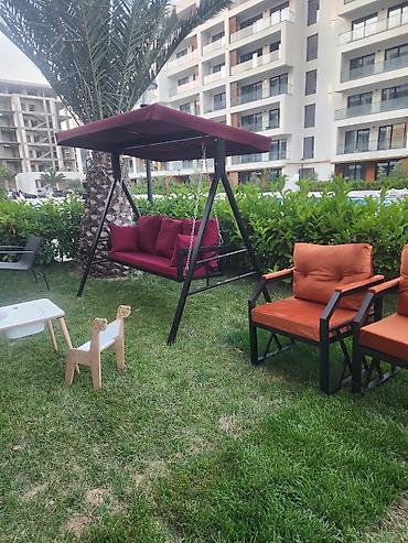 bar otracagi: Metall yelləncək – həyət və terraslar üçün - Karkas: qalın divarlı — 5