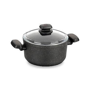 efqan qazanı: Qazan, rəng - Qara, Alüminium, 3 l, 20 sm, Türkiyə — 1