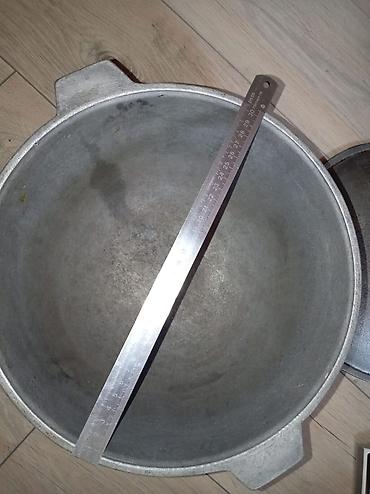 Döküm qazan, qapaqlı - Material: ağır döküm (istini bərabər paylayır