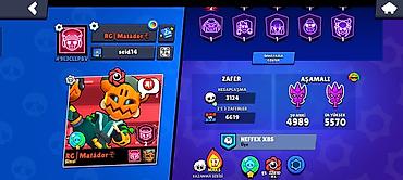Digər: Brawl Stars oyun hesabı - Kupa: 51,204 - Səviyyə/XP: 30 səviyyə — 10