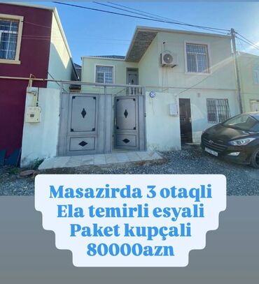 dovlet ipoteka evleri: Masazır 3 otaqlı, 60 kv. m, Yeni təmirli