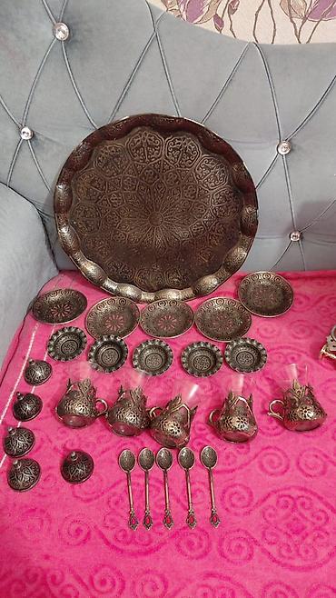 Çay dəsti, rəng - Qızılı, Metal lalafo.az -da Çay dəsti, rəng - Qızılı, Metal