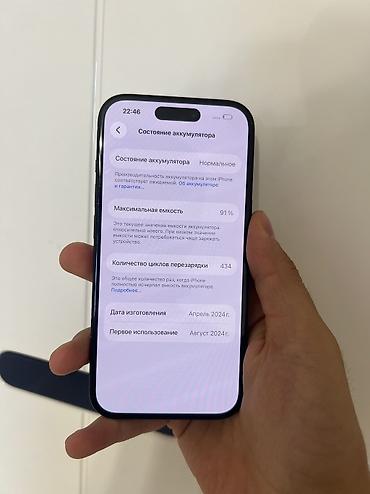 redmi 12 note pro: IPhone 15, Б/у, 128 ГБ, Черный, 91 % — 8