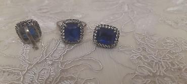 Серебряные наборы украшений: Набор украшений, Проба 925, Женские, Б/у — 2