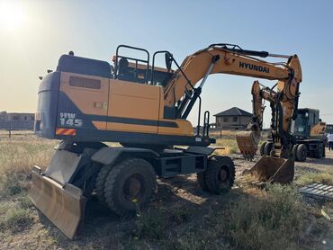 запчасти на экскаватор хундай: Колесный экскаватор Hyundai HW145, выполненный в желтом цвете