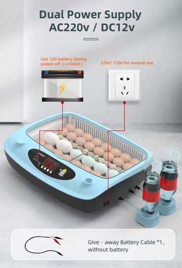 Oprema za kućne ljubimce: INKUBATOR Automatski nove generacije za 40 jaja 12v/220v — 9