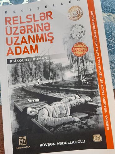 qəpik alıram: Relslər üzərinə uzanmış adam. Kitab yeni kimidir, texmini 2 ay əvvəl