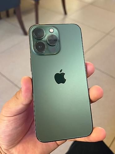 IPhone 13 Pro, цвет Alpine Green (зелёный). - Корпус: матовое стекло