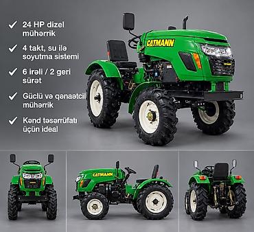 CATMANN mini traktor – kənd təsərrüfatı işləri üçün funksional və