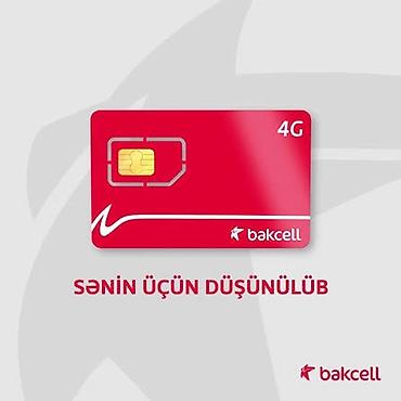 Bakcell 4G SIM kart - Mobil operator: Bakcell - Şəbəkə dəstəyi