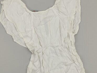 białe bluzki bawełniane damskie: Blouse, Oodji, XS (EU 34), condition - Fair