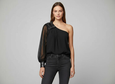 stradivarius bluzka z odkrytymi ramionami: River Island, Жіноча блуза, розмір XS