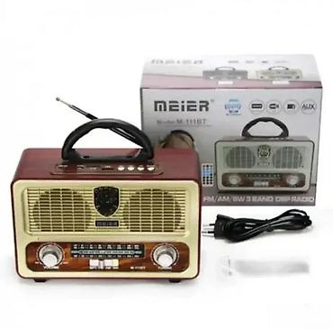 usb kit bluetooth: Radio u retro stilu – Meier M-111BT Dobro došli u naš online market — 1