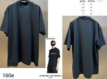 Majice: Men's T-shirt Balenciaga, bоја - Siva — 3